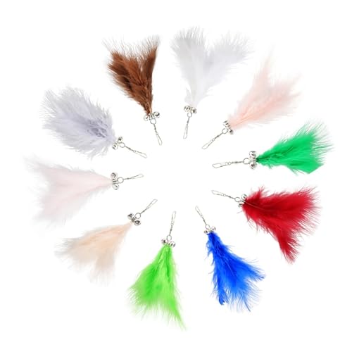 ELMAIN Katzenspielzeug Kurze Feder Katzenspielzeug Diy Ersetzen Katze Teaser Stick Ersatz Haustier Spielzeug Zubehör 10Pcs B ELMAIN Katzenspielzeug Kurze Feder Katzenspielzeug Diy Ersetzen Katze Teaser Stick Ersatz Haustier Spielzeug Zubehör 10Pcs B von ELMAIN