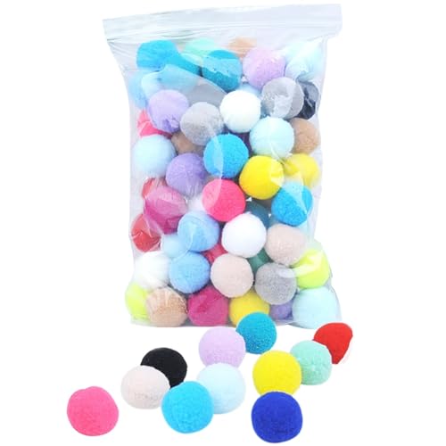 ELMAIN Katzenspielzeug Stretch Plüsch Ball 2,4 cm Katzenspielzeug Ball Kreative Bunte Interaktive Katze Pom Pom Katze Kauspielzeug 100Pcs ELMAIN Katzenspielzeug Stretch Plüsch Ball 2,4 cm Katzenspielzeug Ball Kreative Bunte Interaktive Katze Pom Pom Katze Kauspielzeug 100Pcs von ELMAIN