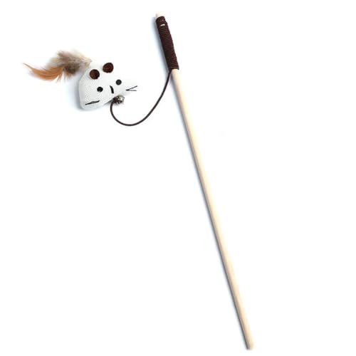 ELMAIN Katzenspielzeug Teaser Feder Spielzeug Kätzchen Bunte Stange Katze Zauberstab Spielzeug Holz Haustier Spielzeug Interaktiver Stick 2Pcs H ELMAIN Katzenspielzeug Teaser Feder Spielzeug Kätzchen Bunte Stange Katze Zauberstab Spielzeug Holz Haustier Spielzeug Interaktiver Stick 2Pcs H von ELMAIN