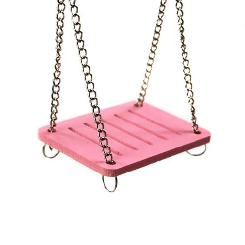 Hamster Spielzeug 2Pcs Nette Papagei Hamster Kleine Schaukel Hängende Bett Shake Suspension Haus Requisiten Haustier Produkte Spielzeug Rosa Hamster Spielzeug 2Pcs Nette Papagei Hamster Kleine Schaukel Hängende Bett Shake Suspension Haus Requisiten Haustier Produkte Spielzeug Rosa von ELMAIN
