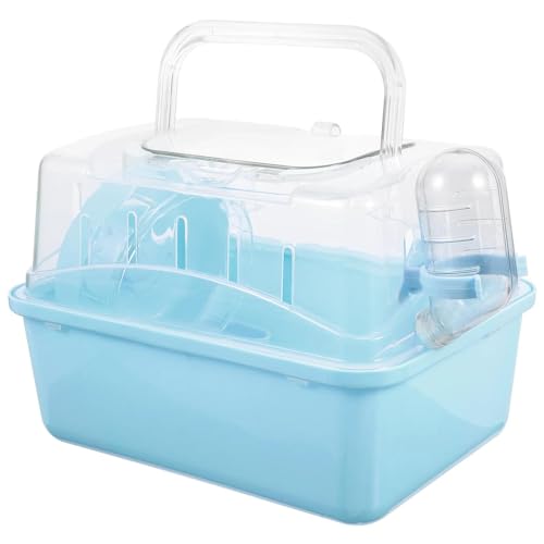 Hamsterspielzeug, 1 x Hamsterkäfig, Reisetasche, Haustier-Tragetasche, Meerschweinchen, Tragetasche für kleine Haustiere Hamsterspielzeug, 1 x Hamsterkäfig, Reisetasche, Haustier-Tragetasche, Meerschweinchen, Tragetasche für kleine Haustiere von ELMAIN
