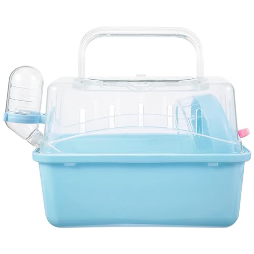 Hamsterspielzeug 1 Stück Hamsterkäfig Haus Tragetasche Haushalt Meerschweinchen Käfige Reise Tragen Kleine Behälter Himmelblau Hamsterspielzeug 1 Stück Hamsterkäfig Haus Tragetasche Haushalt Meerschweinchen Käfige Reise Tragen Kleine Behälter Himmelblau von ELMAIN