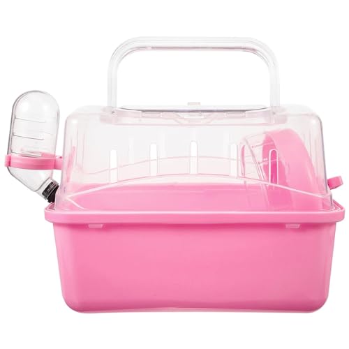 Hamsterspielzeug 1 Stück Hamsterkäfig Haus Tragetasche Haushalt Meerschweinchen Käfige Reise Tragen Kleine Behälter Rosa Hamsterspielzeug 1 Stück Hamsterkäfig Haus Tragetasche Haushalt Meerschweinchen Käfige Reise Tragen Kleine Behälter Rosa von ELMAIN