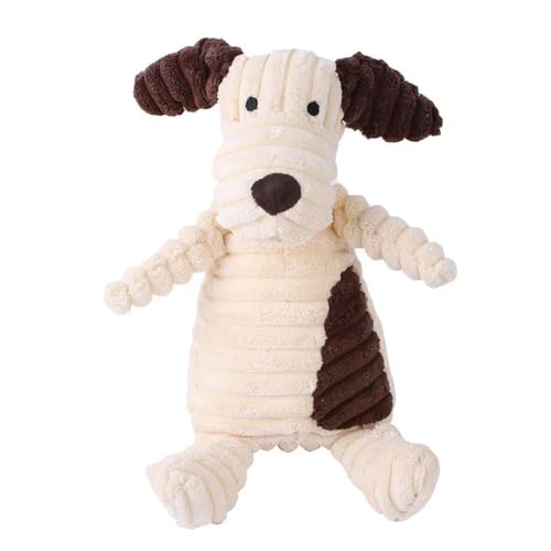 Hundespielzeug, Plüsch-Hundespielzeug, Tierform, bissfest, quietschendes Spielzeug, Cord, Hundespielzeug, Haustier-Trainingsspielzeug, 2 Stück, L Hundespielzeug, Plüsch-Hundespielzeug, Tierform, bissfest, quietschendes Spielzeug, Cord, Hundespielzeug, Haustier-Trainingsspielzeug, 2 Stück, L von ELMAIN