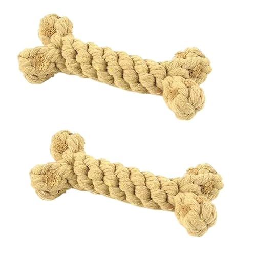 Hundespielzeug für kleine und große Hunde, Knochenform, Baumwolle, Haustier, Welpen, Zahnen, Kauen, bissfest, Spielzeug, Haustierbedarf, 2 Stück, 08 Hundespielzeug für kleine und große Hunde, Knochenform, Baumwolle, Haustier, Welpen, Zahnen, Kauen, bissfest, Spielzeug, Haustierbedarf, 2 Stück, 08 von ELMAIN