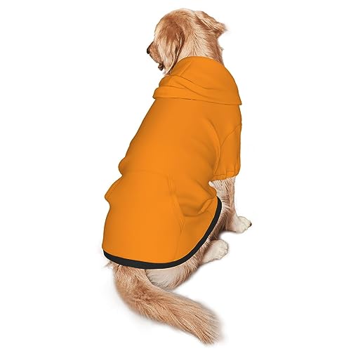 Hund Pullover Aprikose Druck Hund Kleidung Hund Hoodie Haustier Kostüm Tragen Hoodies Winter Medium Und Große Sweatshirt von ELRoal