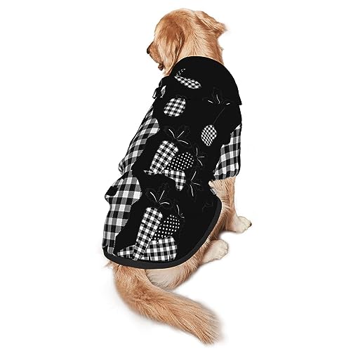 Hundepullover "Happy Easter" mit Kapuze, mit Taschen, geeignet für mittlere bis große Skala, elastische Bündchen von ELRoal