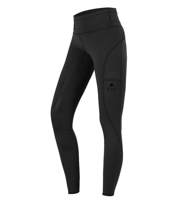 E·L·T Reitleggings Hanna High Waist Schwarz, Gr. 34 von ELT