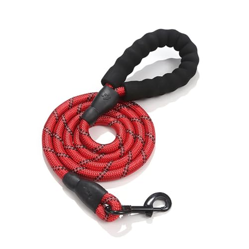 Hundeleine für mittelgroße bis große Hunde, Schleppleine mit Verstellbare Schnalle und Griffen, Reflektierende Doppelleine für 2 Hunde - Unter 100KG, Verdickte Freihandleinen, Hellgrau (Color : 2#, Hundeleine für mittelgroße bis große Hunde, Schleppleine mit Verstellbare Schnalle und Griffen, Reflektierende Doppelleine für 2 Hunde - Unter 100KG, Verdickte Freihandleinen, Hellgrau (Color : 2#, von ELzEy