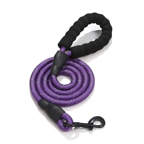 Hundeleine für mittelgroße bis große Hunde, Schleppleine mit Verstellbare Schnalle und Griffen, Reflektierende Doppelleine für 2 Hunde - Unter 100KG, Verdickte Freihandleinen, Hellgrau (Color : 8#, Hundeleine für mittelgroße bis große Hunde, Schleppleine mit Verstellbare Schnalle und Griffen, Reflektierende Doppelleine für 2 Hunde - Unter 100KG, Verdickte Freihandleinen, Hellgrau (Color : 8#, von ELzEy