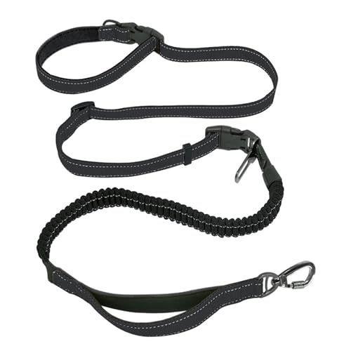 Hundetrainingsleine, schwimmende Hundeleine, Lange Hundeleine, Leine mit Komfortgriff für Outdoor, Wandern, Schwimmen, Strände und Seen Oberländer Halsband Verboten (Color : Black) von ELzEy