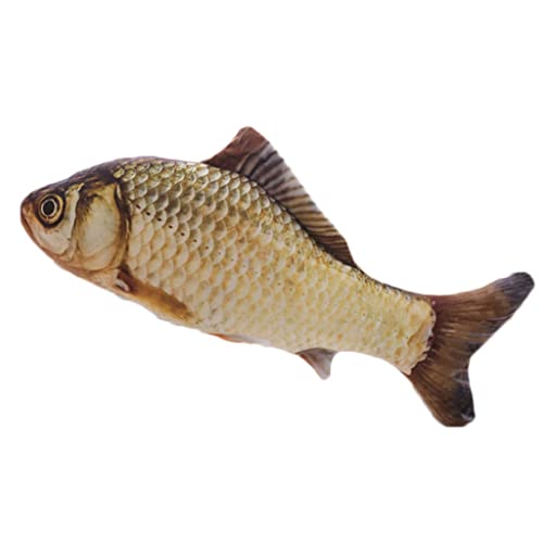 EMAFORO 2 x künstliche Fische, Premium-Fischspielzeug, Fischform, weiches Plüsch, interaktives Spielzeug, Geschenke, Haustier-Katzenspielzeug EMAFORO 2 x künstliche Fische, Premium-Fischspielzeug, Fischform, weiches Plüsch, interaktives Spielzeug, Geschenke, Haustier-Katzenspielzeug von EMAFORO