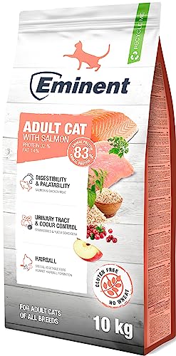 Eminent Adult Cat - Salmon | High Premium Katzenfutter Glutenfreie |Trockenfutter für Erwachsene Katzen 10kg von EMINENT