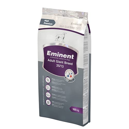 Eminent Adult Giant (1x 15 kg)| High Premium Hundefutter mit extra großen Kroketten |Trockenfutter für Erwachsene Hunde riesiger Rassen von EMINENT