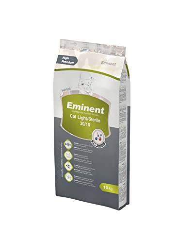 Eminent Cat Light/Sterile | High Premium Katzenfutter |Trockenfutter für übergewichtige und kastrierte Katzen (10kg) von EMINENT