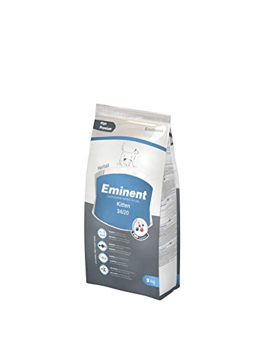 Eminent Kitten | High Premium Kätzchenfutter |Trockenfutter für Kätzchen, trächtige und laktierende Katzen (1x 2 kg) von EMINENT