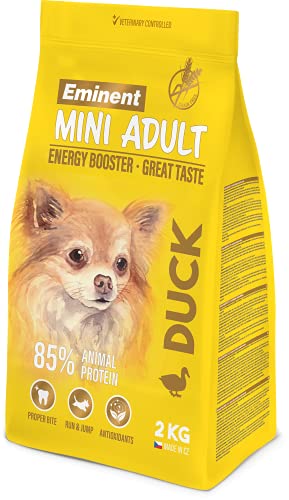 Eminent Mini | Hundefutter mit Ente | Trockenfutter für Hunde Toy- und Mini- Rassen | Getreidefrei | 1x 2kg von EMINENT