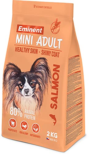 Eminent Mini | Hundefutter mit Lachs | Trockenfutter für Hunde Toy- und Mini- Rassen | Getreidefrei | 1x 2kg von EMINENT