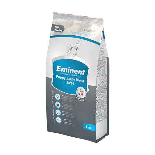 Eminent Puppy Large Breed (1x 3 kg)| High Premium Hundefutter |Trockenfutter für Welpen, trächtige und laktierende Hündinnen großer und riesiger Rassen von EMINENT