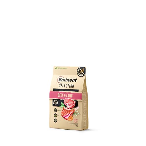 Eminent Selection Puppy – Natürliches Trockenfutter für Welpen | Rind & Lamm | Glutenfrei, leicht verdaulich & reich an Proteinen | Für gesundes Wachstum & Starke Abwehr (2 kg) von EMINENT
