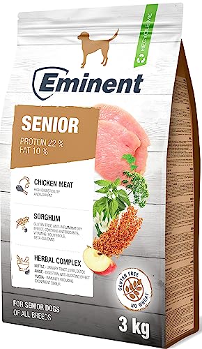 Eminent Senior | High Premium Hundefutter Gluntenfreie |Trockenfutter für Ältere Hunde Aller Rassen 3kg Eminent Senior | High Premium Hundefutter Gluntenfreie |Trockenfutter für Ältere Hunde Aller Rassen 3kg von EMINENT