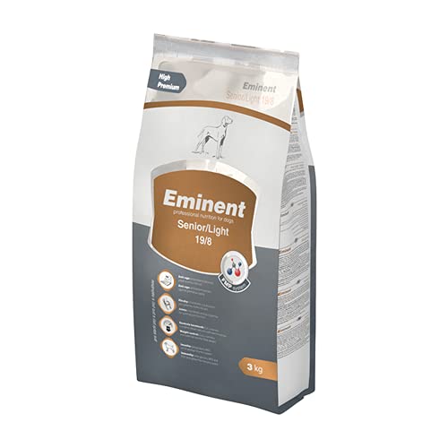 Eminent Senior Light (1x 3 kg)| High Premium Hundefutter |Trockenfutter für ältere und übergewichtige Hunde von EMINENT