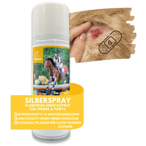 EMMA Silberspray Hund Pferd Katze für Tiere 200ml I Silber Spray Wundverband - Wundspray Hund - Silberspray Pferd zur Wundversorgung & Wundschutz - gegen Juckreiz für Hunde I Sprühpflaster wasserfest von EMMA