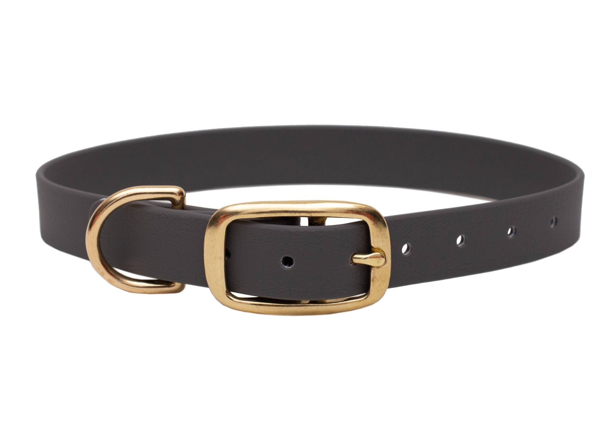 Biothane Halsband Coffee Gold / M (33-40cm) von EMMY&PEPE
