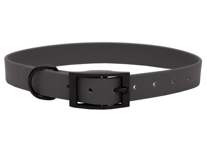 Biothane Halsband Coffee Schwarz / XXL (59-69cm) von EMMY&PEPE