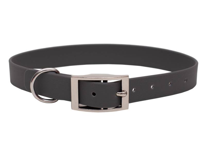 Biothane Halsband Coffee Silber / XS (20-25cm) von EMMY&PEPE