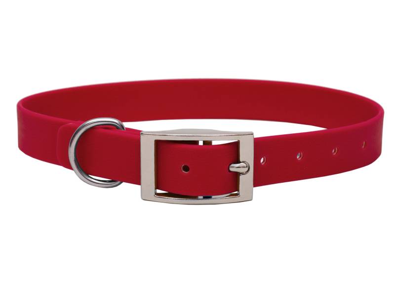 Biothane Halsband Magenta Silber / XL (49-59cm) von EMMY&PEPE