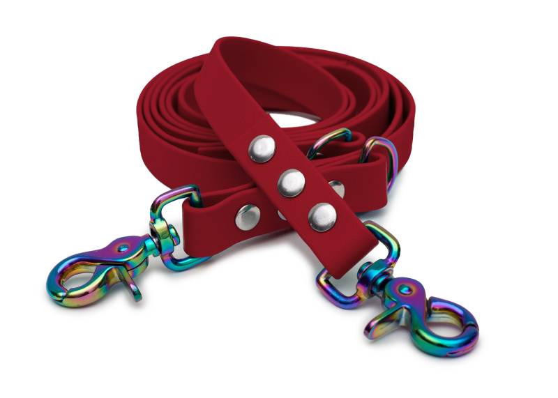 Biothaneleine Bordeaux 20mm / Gold von EMMY&PEPE