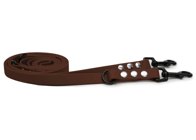 Biothaneleine Braun 16mm / Regenbogen von EMMY&PEPE