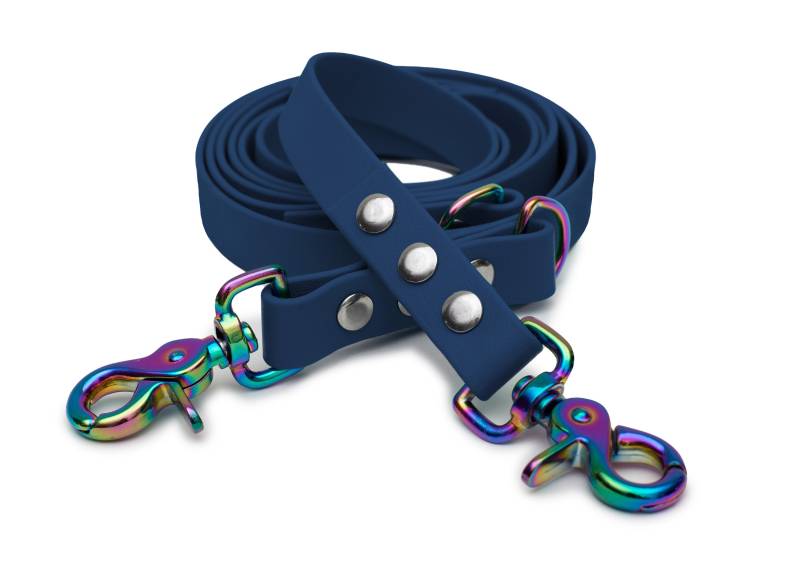 Biothaneleine Dark Blue 20mm / Gold von EMMY&PEPE