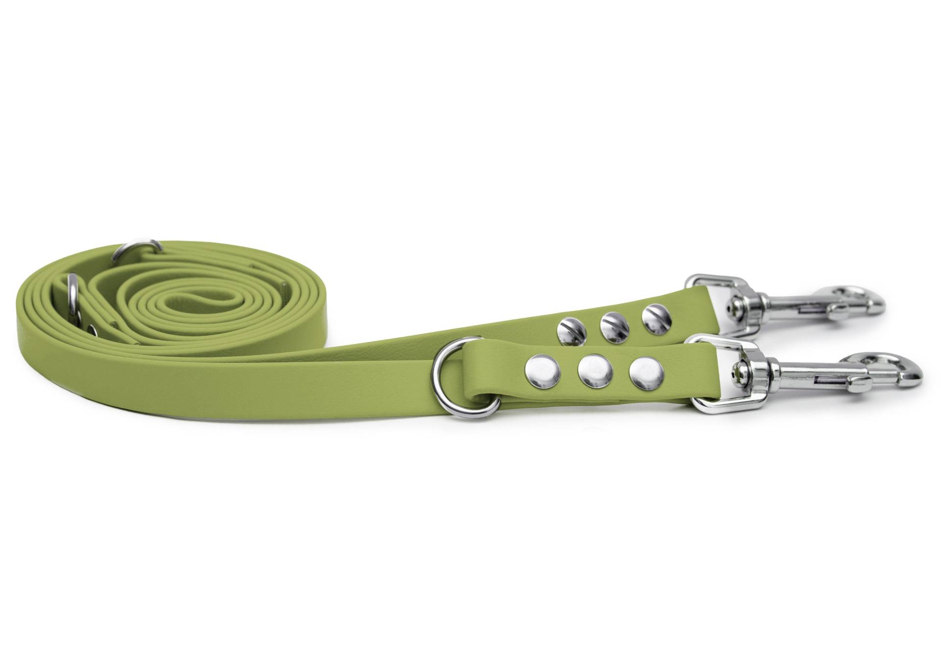 Biothaneleine Khaki 20mm / 2.50m / Bolzenkarabiner Silber Biothaneleine Khaki 20mm / 2.50m / Bolzenkarabiner Silber von EMMY&PEPE