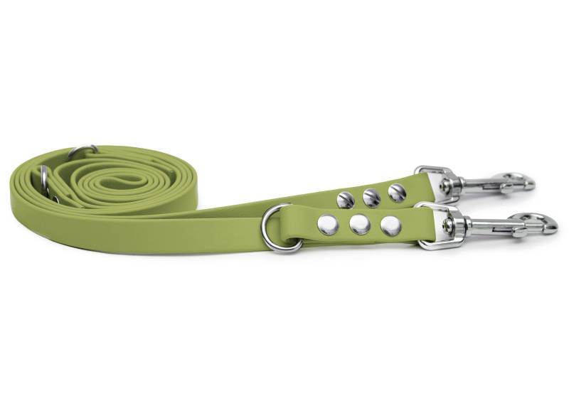 Biothaneleine Khaki 20mm / 2.50m / Bolzenkarabiner Silber Biothaneleine Khaki 20mm / 2.50m / Bolzenkarabiner Silber von EMMY&PEPE