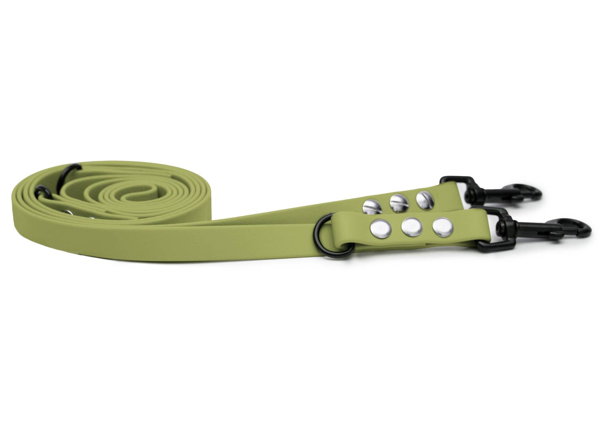 Biothaneleine Khaki 20mm / Silber Biothaneleine Khaki 20mm / Silber von EMMY&PEPE