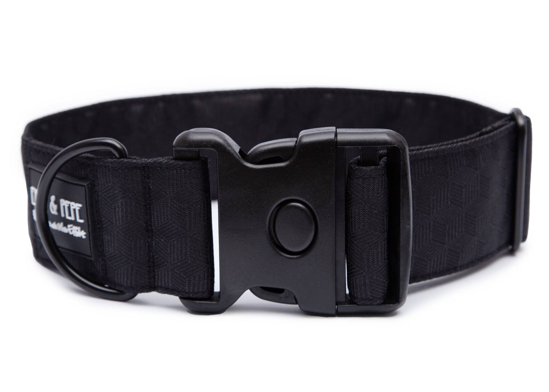 Hundehalsband Fröhliches Schwarz 35-55cm Extreme Hundehalsband Fröhliches Schwarz 35-55cm Extreme von EMMY&PEPE