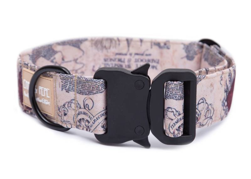 Hundehalsband Karte der E&P 39-64cm Safety von EMMY&PEPE