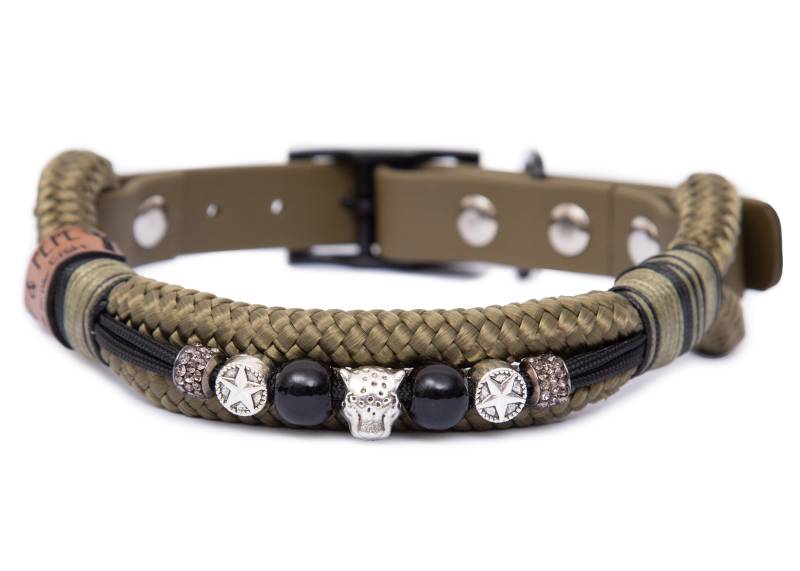 Tauhalsband mit Perlen Lothar XS (20-25cm) von EMMY&PEPE