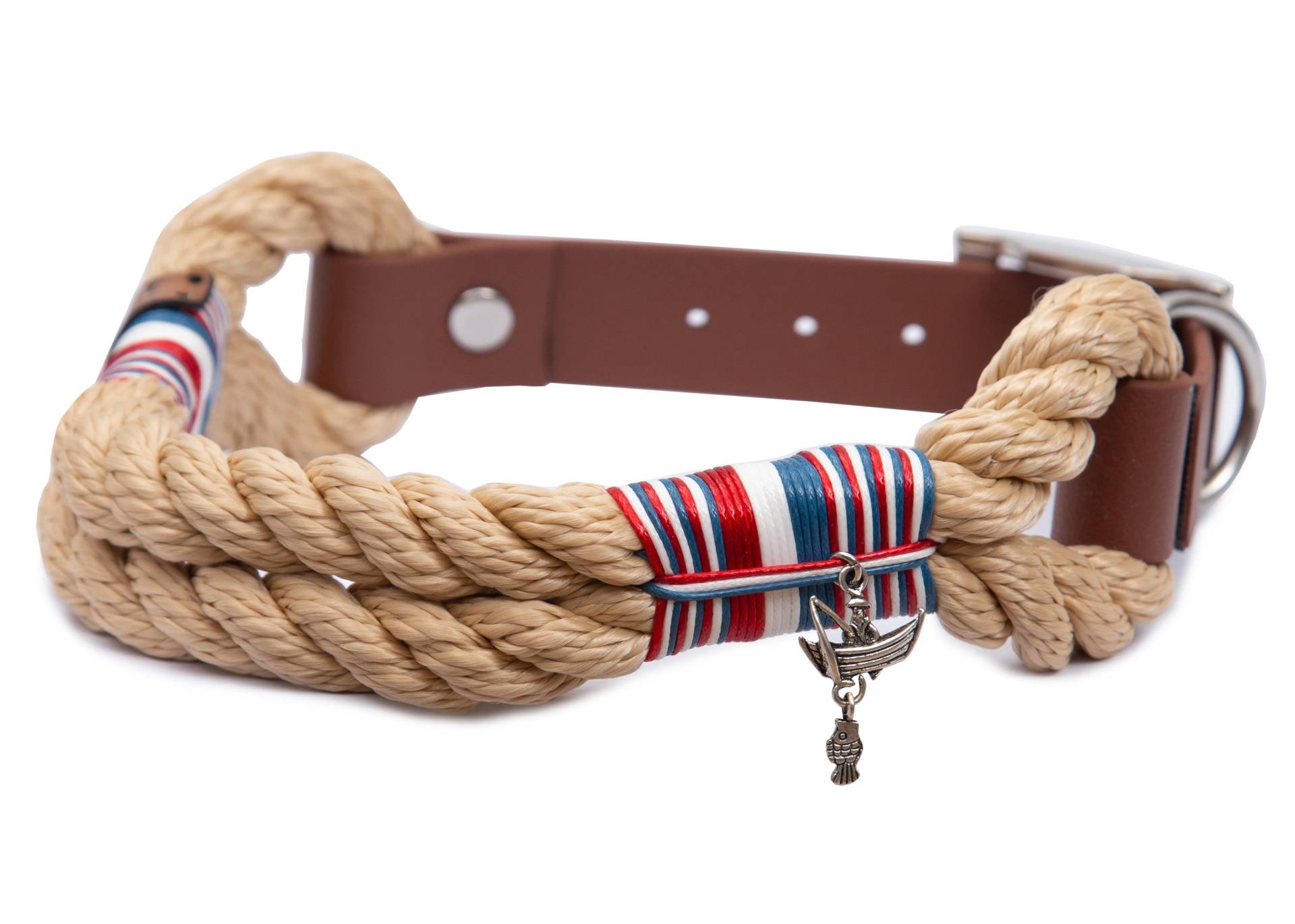 Tauhalsband ohne Perlen Atlantik XXL (59-69cm) von EMMY&PEPE