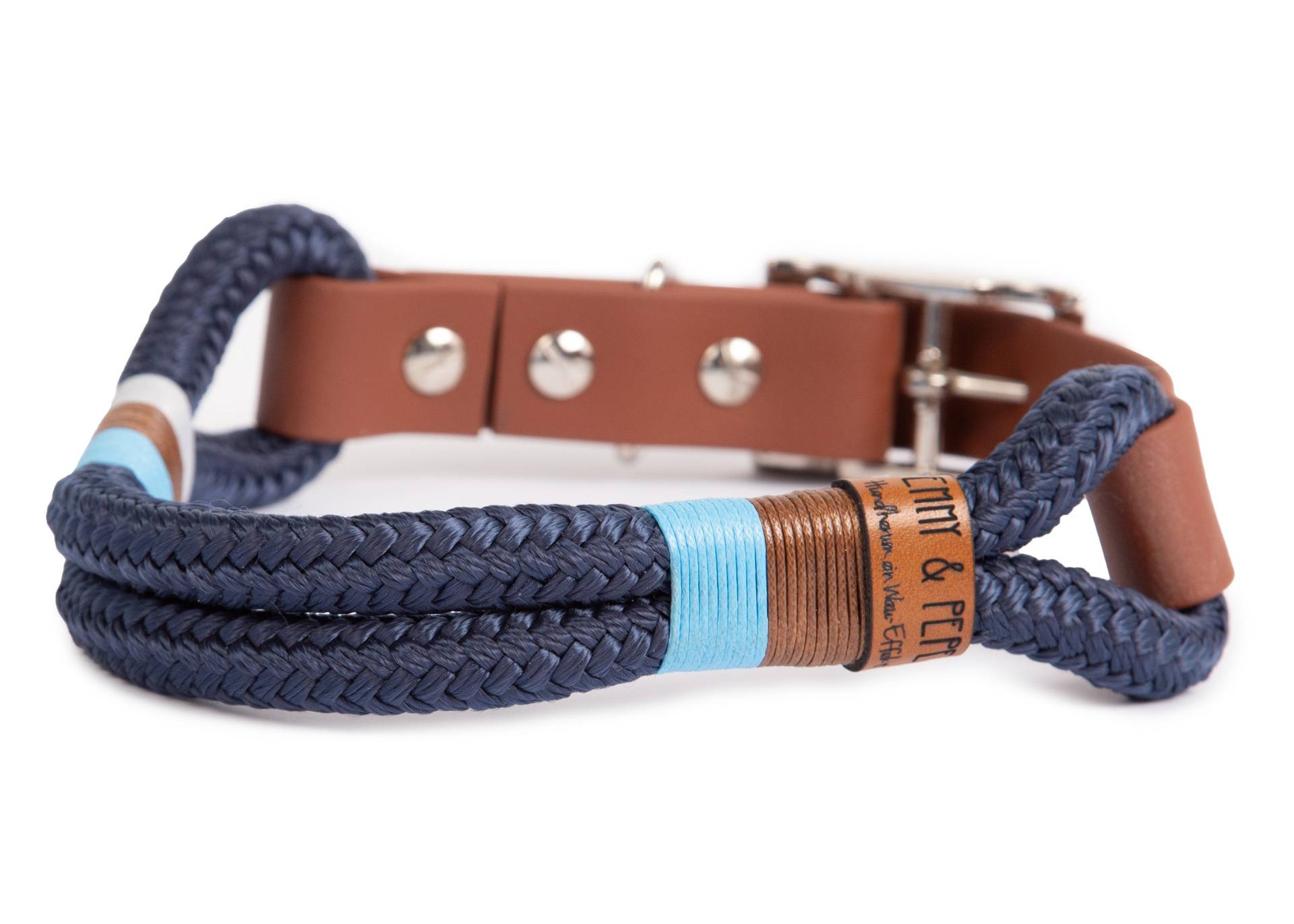 Tauhalsband ohne Perlen Steuermann S (25-33cm) von EMMY&PEPE