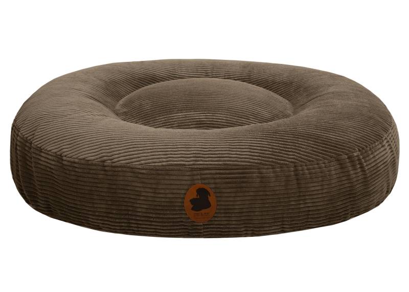 Wau-Bed Cord Olive / Oval / S (80x60cm) von EMMY&PEPE