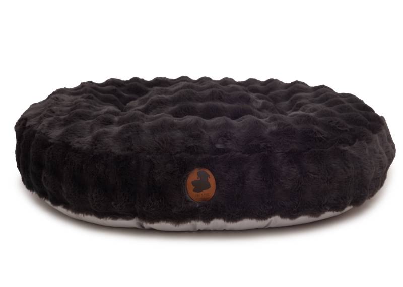 Wau-Bed Cozy Bubble Black / Oval / L (120x100cm) von EMMY&PEPE