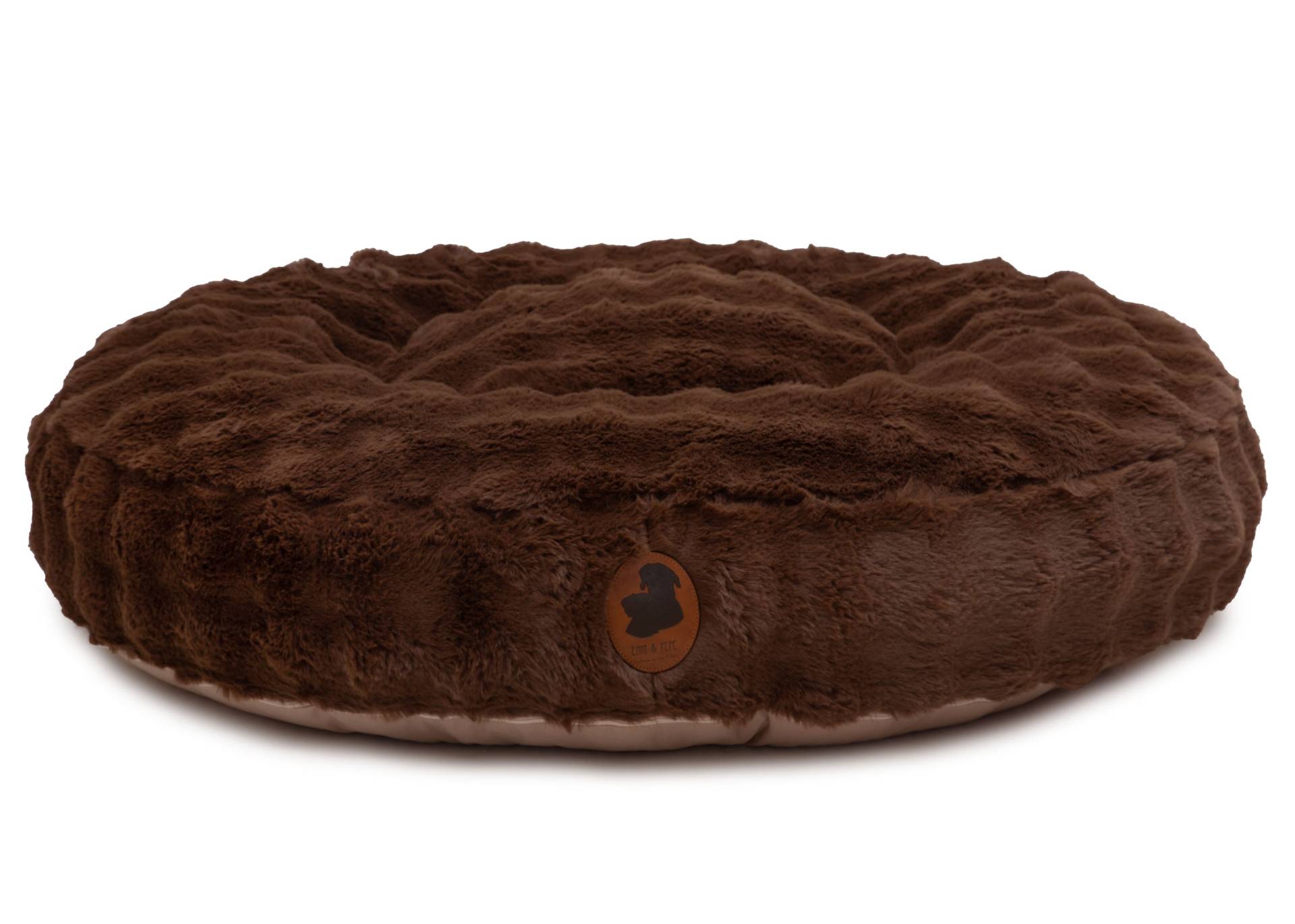 Wau-Bed Cozy Bubble Brown / Oval / XL (140x120cm) von EMMY&PEPE