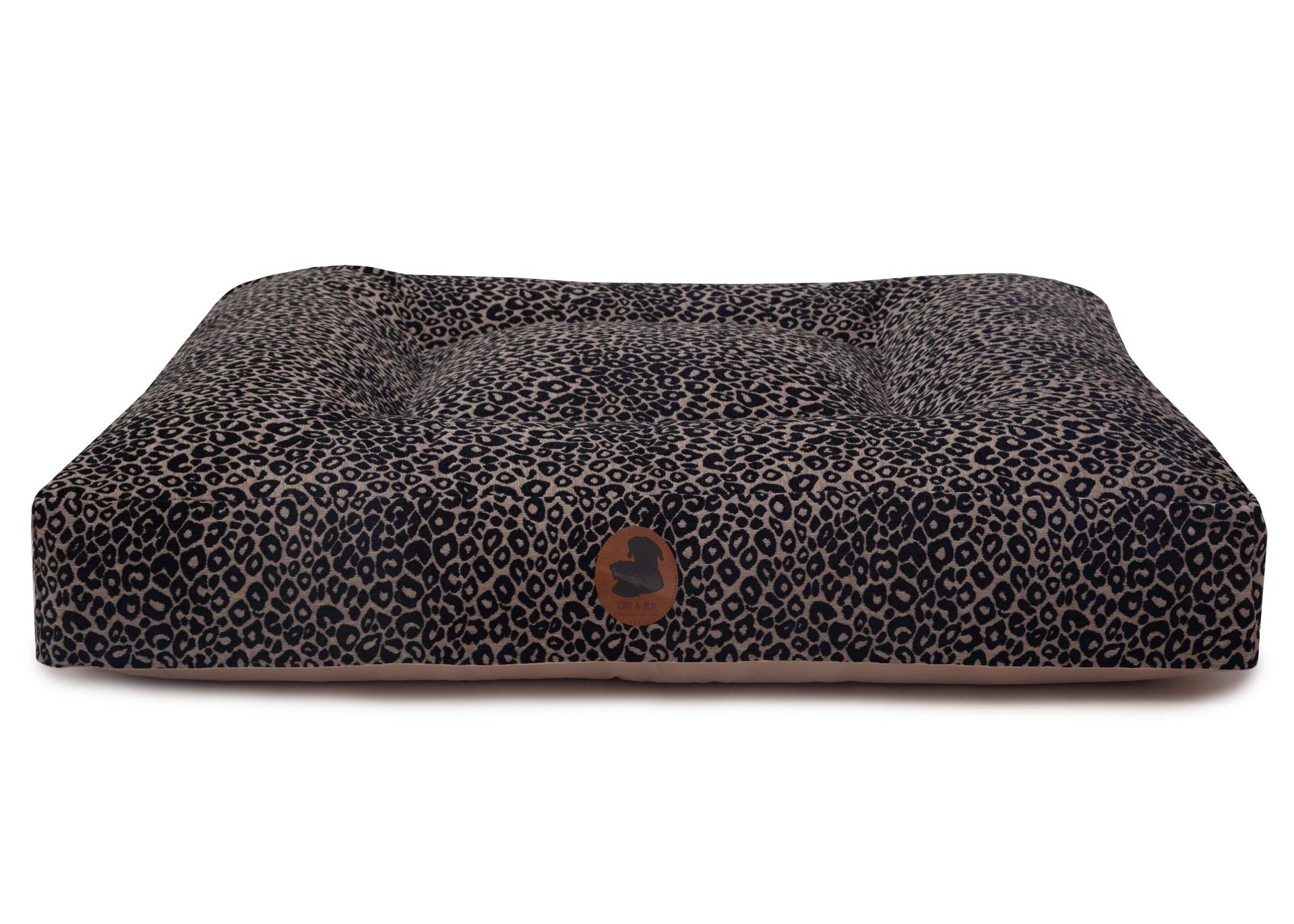 Wau-Bed Leo Leo Silver / Eckig / XL (140x120cm) von EMMY&PEPE