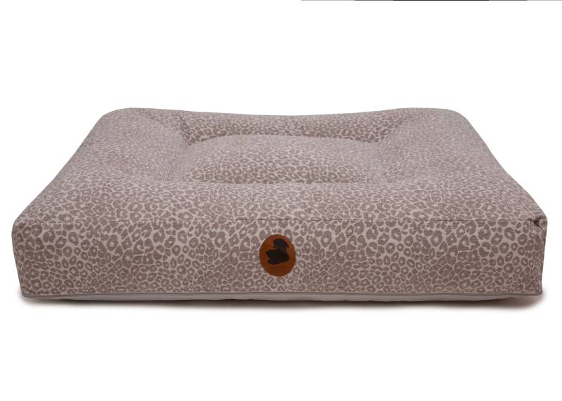 Wau-Bed Leo Leo Stone / Eckig / XL (140x120cm) von EMMY&PEPE