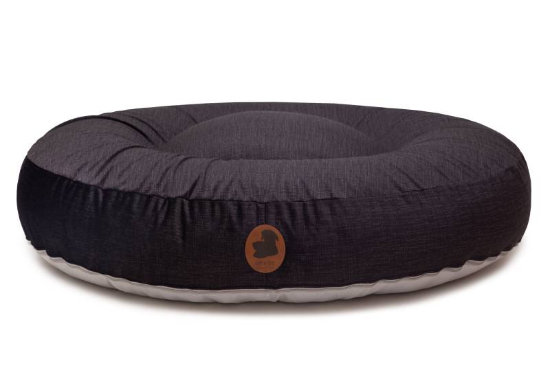 Wau-Bed Pets Friendly 2.0 Black / Oval / XL (140x120cm) von EMMY&PEPE