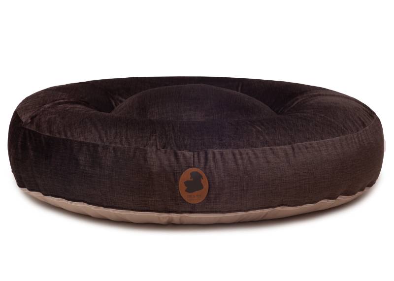 Wau-Bed Pets Friendly 2.0 Dark Brown / Oval / S (80x60cm) von EMMY&PEPE