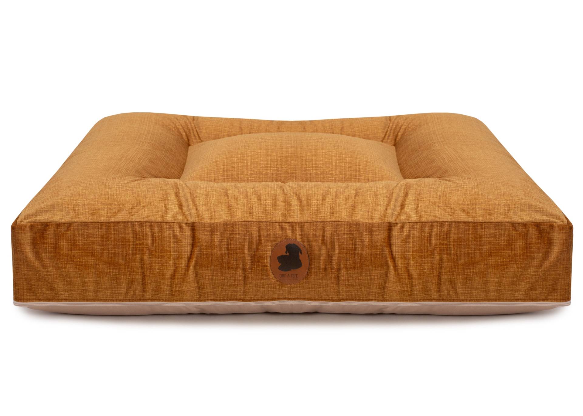 Wau-Bed Pets Friendly 2.0 Gold / Eckig / S (80x60cm) von EMMY&PEPE